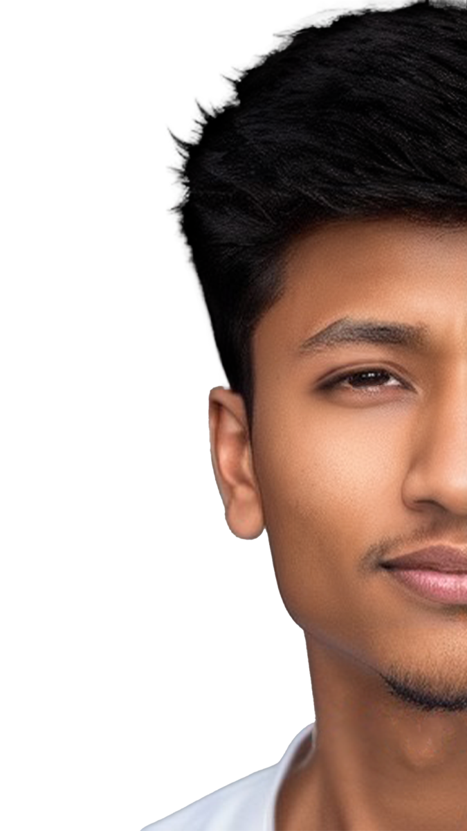 AI generated Maniraj G Parthasarathy's half Face